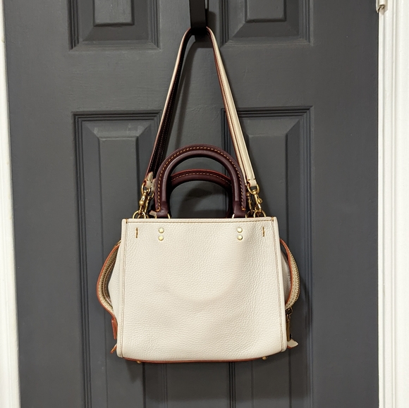 Coach Rogue 25 Chalk and Oxblood - Picture 5 of 16